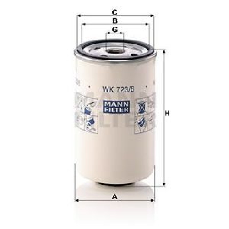 Palivový filter Mann Filter WK 710/1