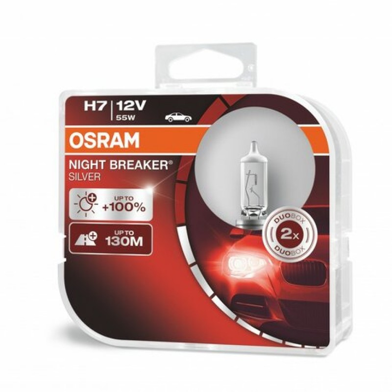 OSRAM H7 NIGHT Breaker SILVER BOX 64210NBS-HCB