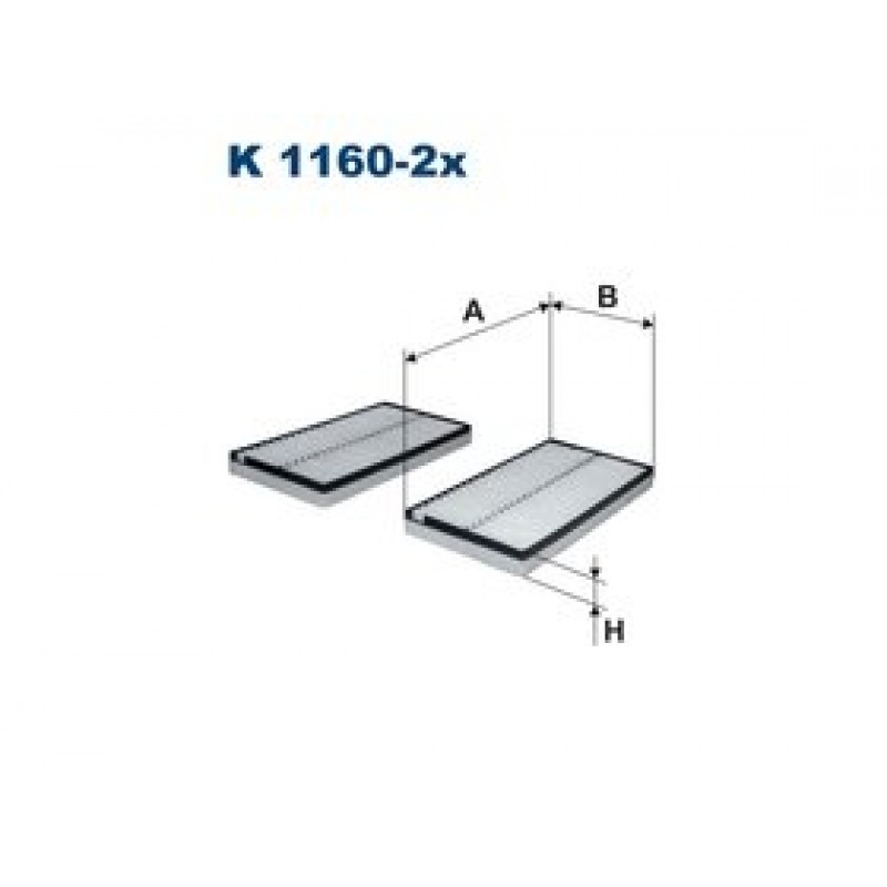 Kabinový filter Filtron K1160-2X