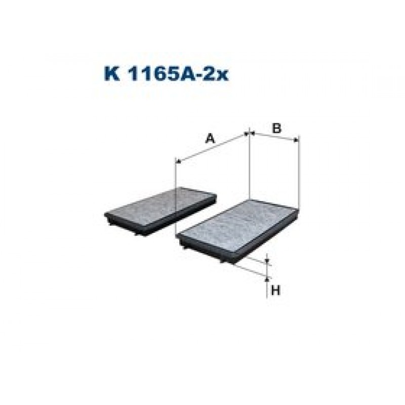 Kabinový filter Filtron K1165A-2X