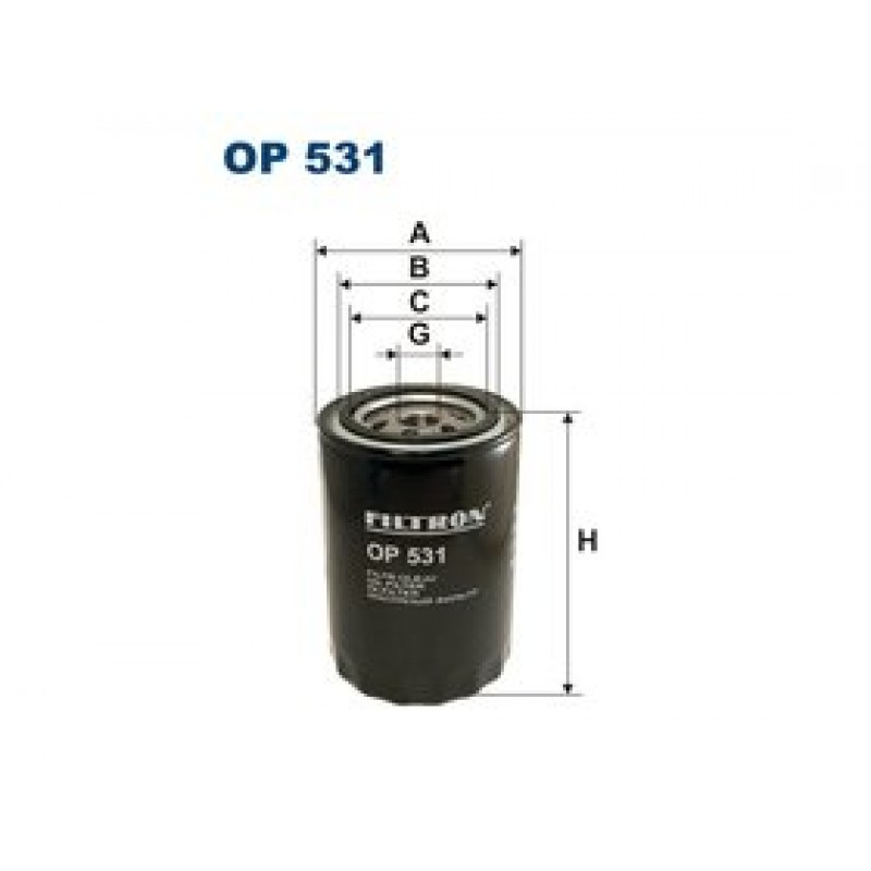 Olejový filter Filtron OP531