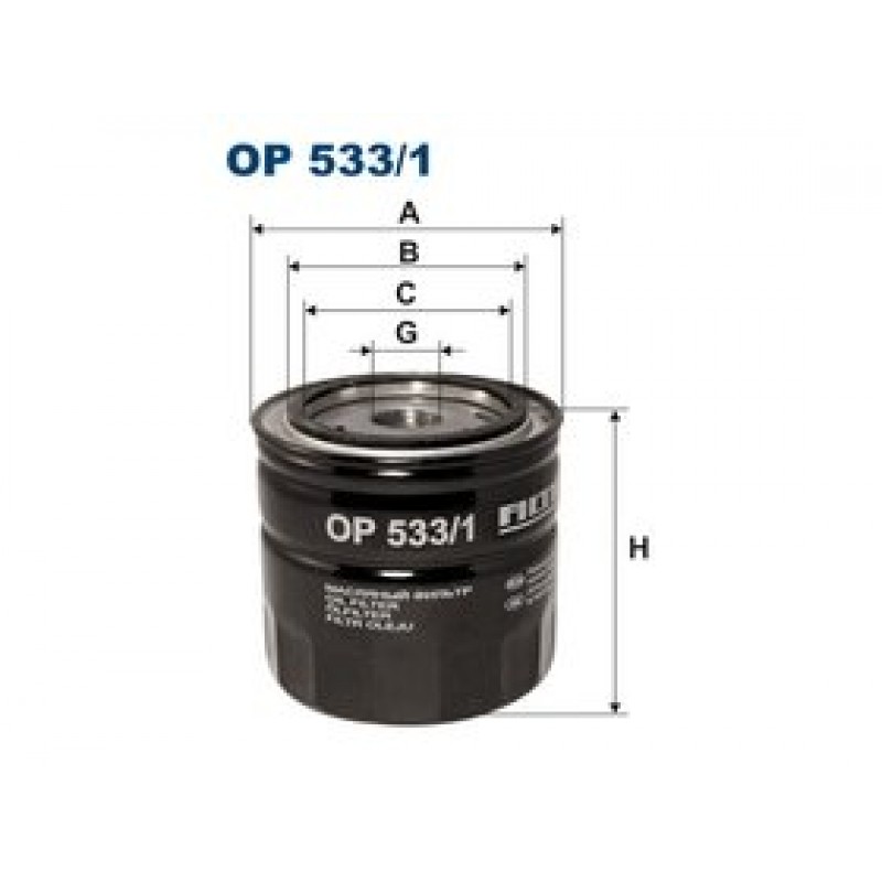 Olejový filter Filtron OP533/1