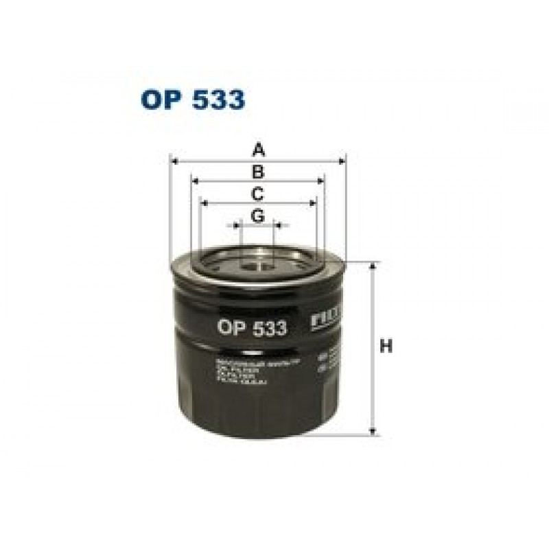 Olejový filter Filtron OP533