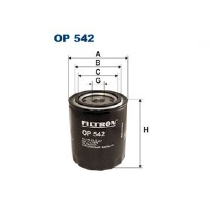 Olejový filter Filtron OP542