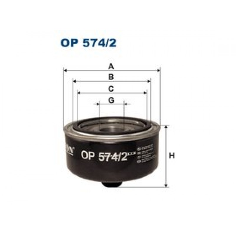Olejový filter Filtron OP574/2