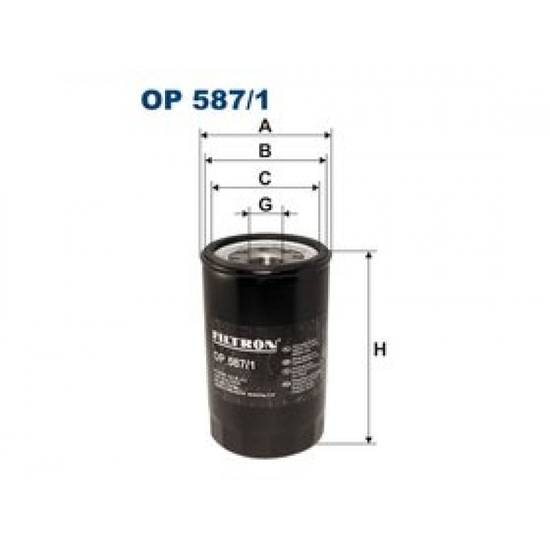 Olejový filter Filtron OP587/1