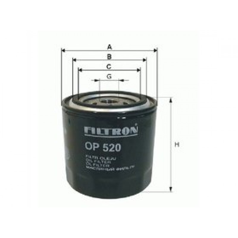 Olejový filter Filtron OP587