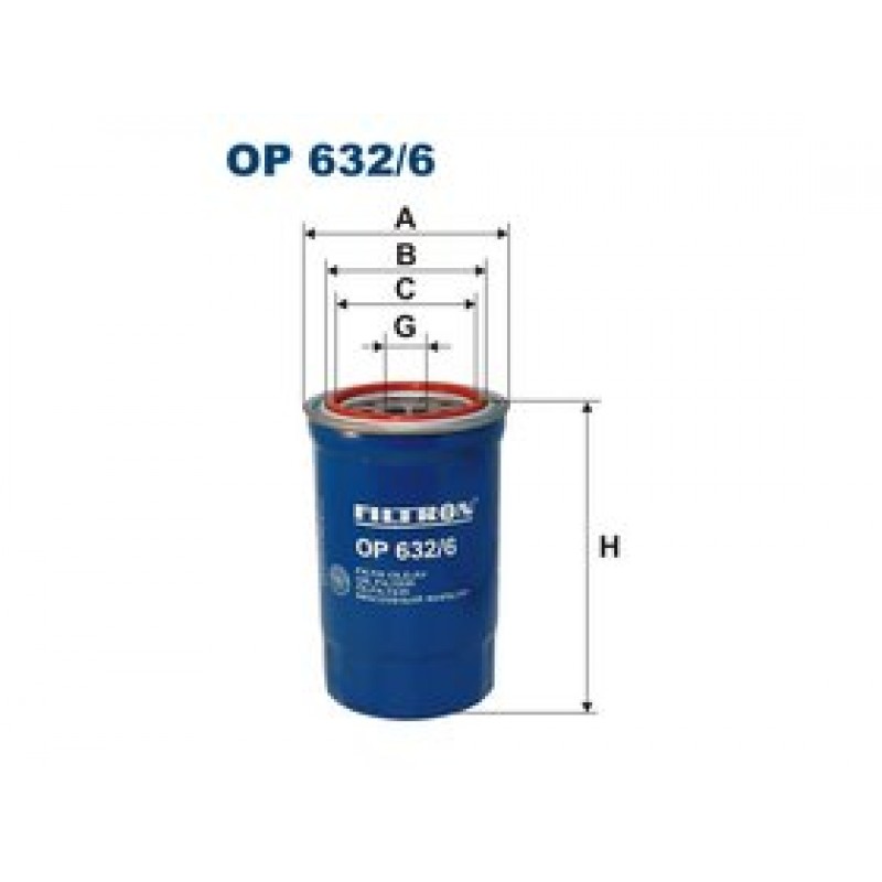 Olejový filter Filtron OP632/6