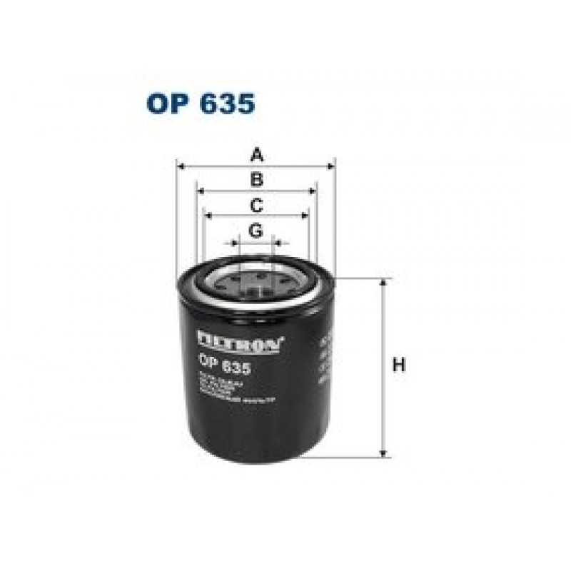 Olejový filter Filtron OP635