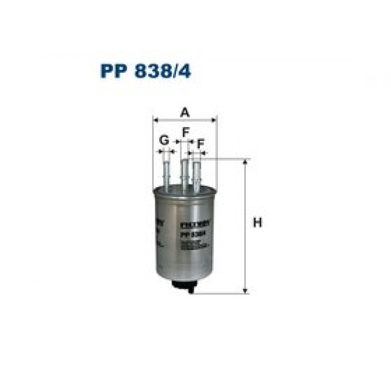Palivový filter Filtron PP838/4