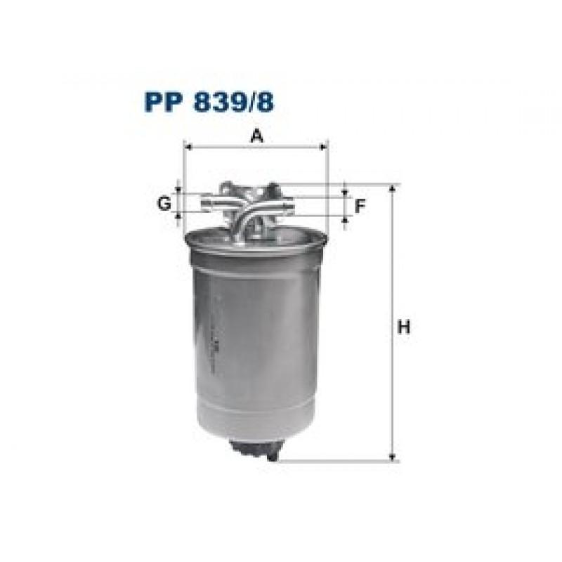 Palivový filter Filtron PP839/8