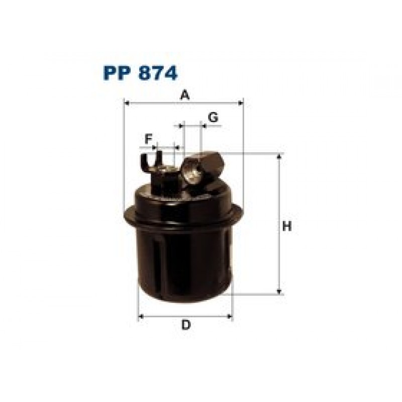 Palivový filter Filtron PP874