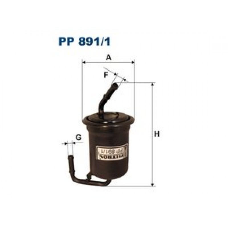 Palivový filter Filtron PP891/1