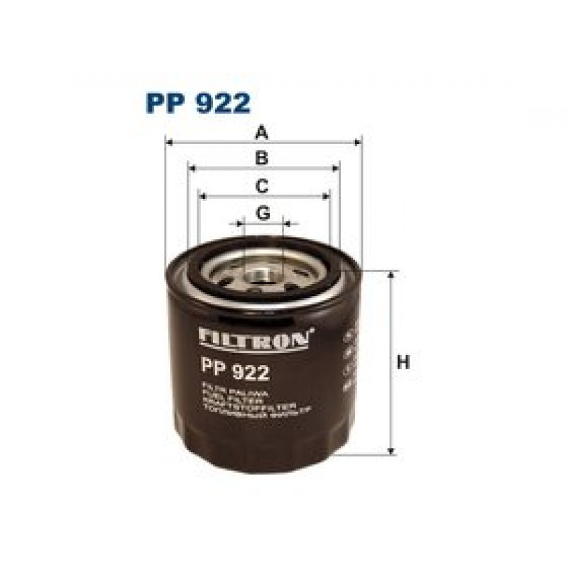 Palivový filter Filtron PP922
