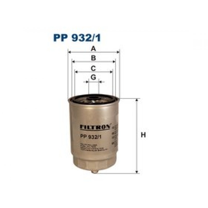 Palivový filter Filtron PP932/1