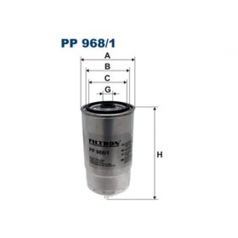 Palivový filter Filtron PP968/1