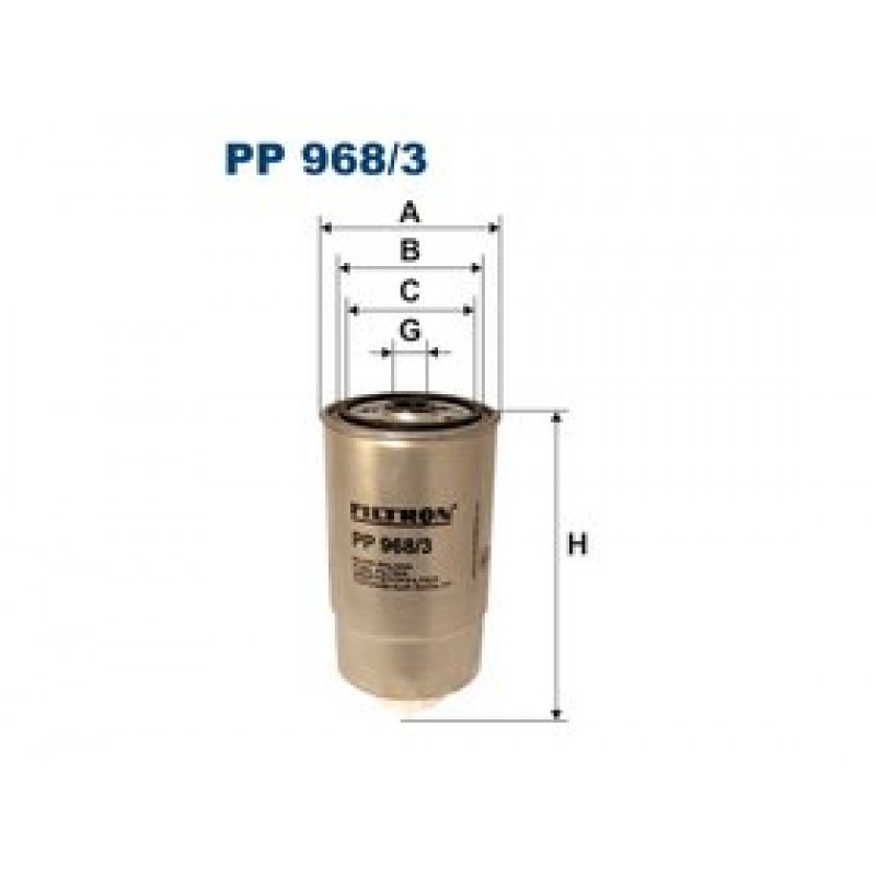 Palivový filter Filtron PP968/3