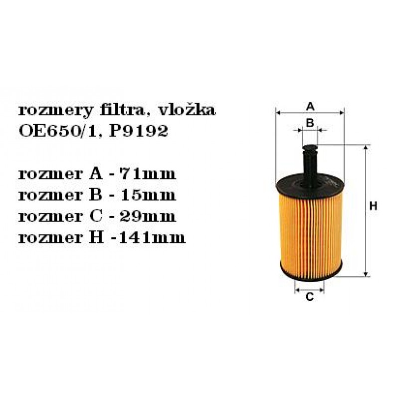Olejový filter Bosch 1 457 429 192